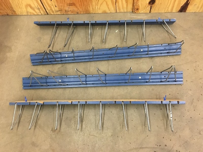 lot 13 image: Lot Of (4) Wall-Mount 36 Tool Hang...