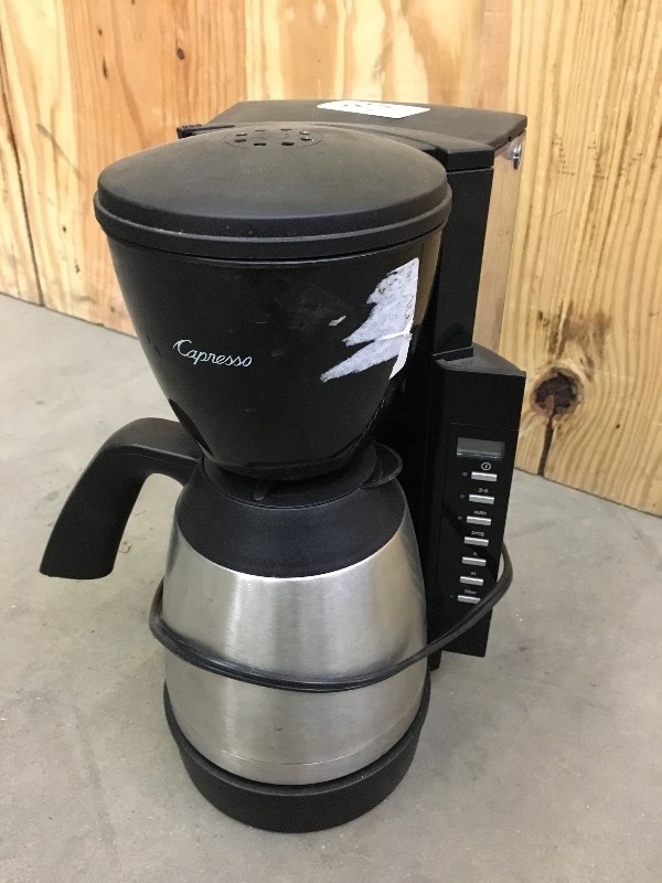lot 27 image: Capresso Countertop Coffee Maker, G...