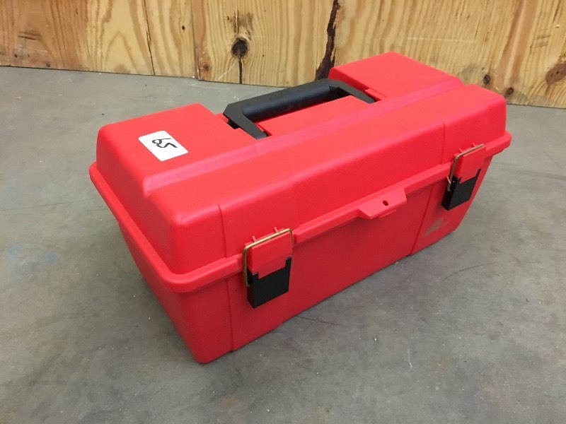 lot 65 image: Unused Plano 18 Plastic Toolbox ...