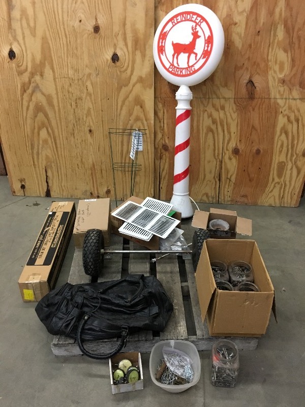 lot 77 image: Pallet Of Assorted Doly Wheels, Ga...