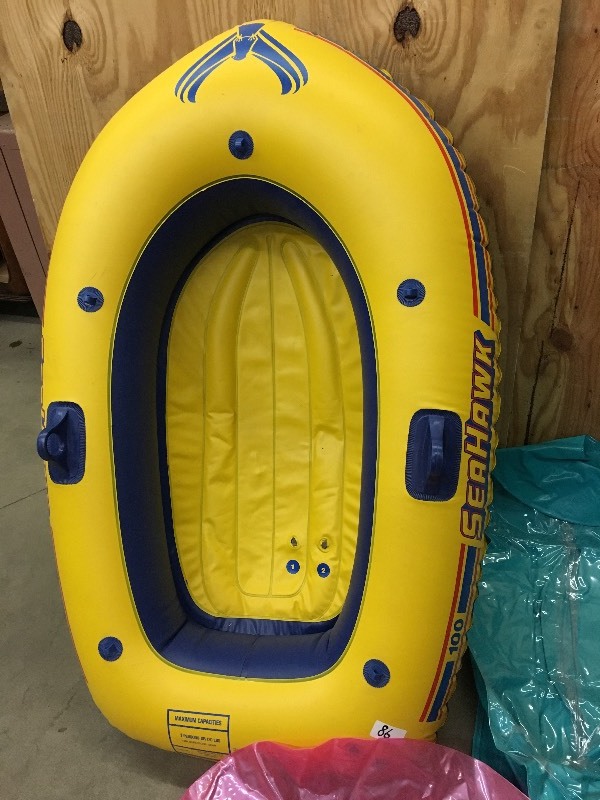 lot 86 image: Lot Of Pool Floats & (1) SeaHawk 10...