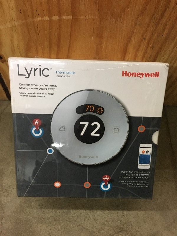 lot 92 image: New Honeywell Lyric Smart Thermosta...