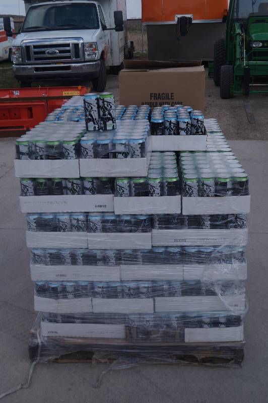 Pallet of Energy Drinks