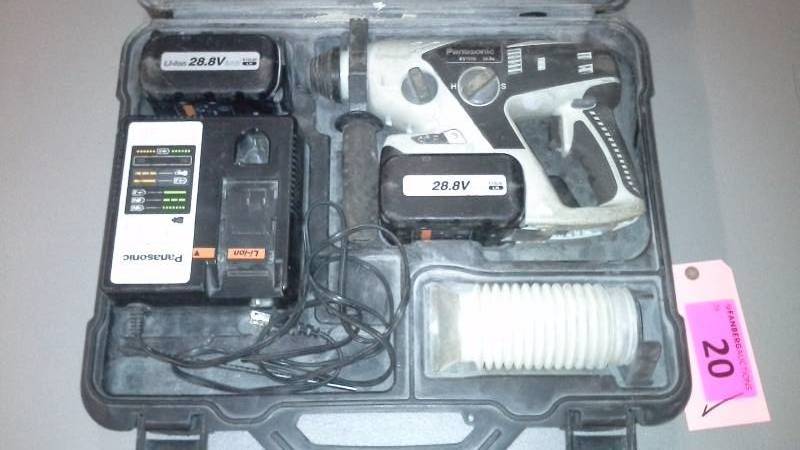 lot 20 image: Panasonic EY7880 28.8V Rotary Hammer Drill