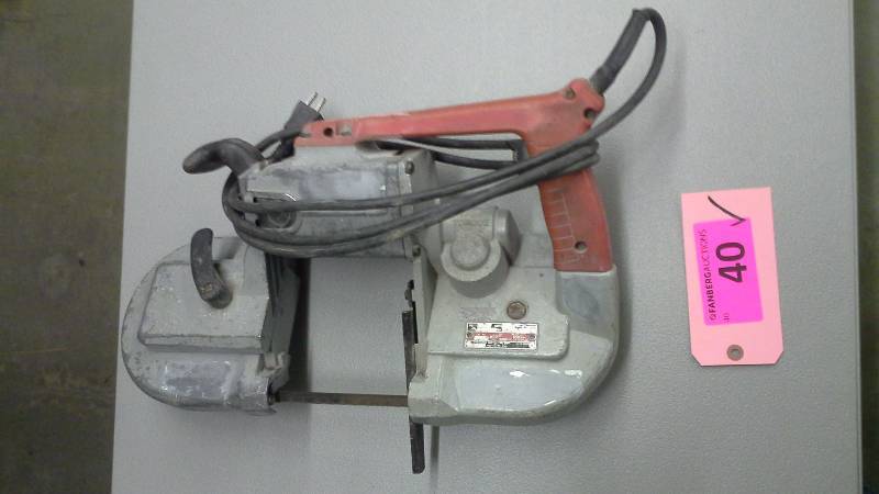 lot 40 image: Milwaukee Heavy Duty Portable Bandsaws