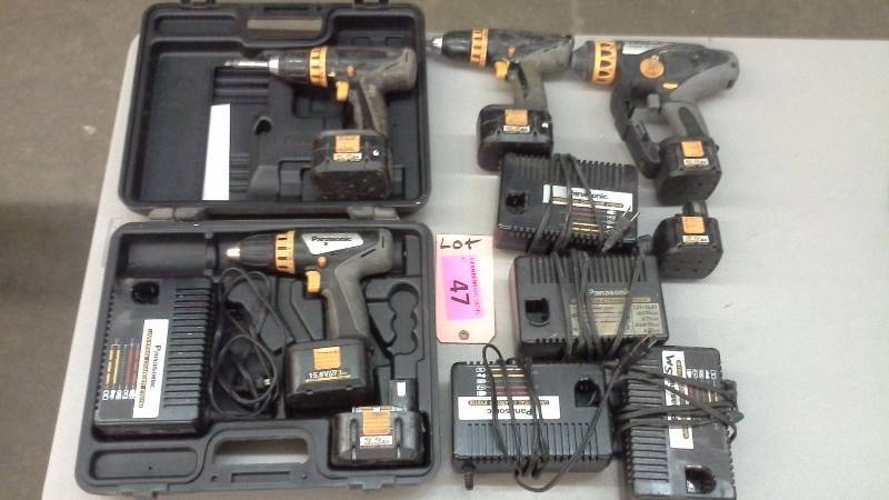 lot 47 image: Panasonic Cordless Tool Lot