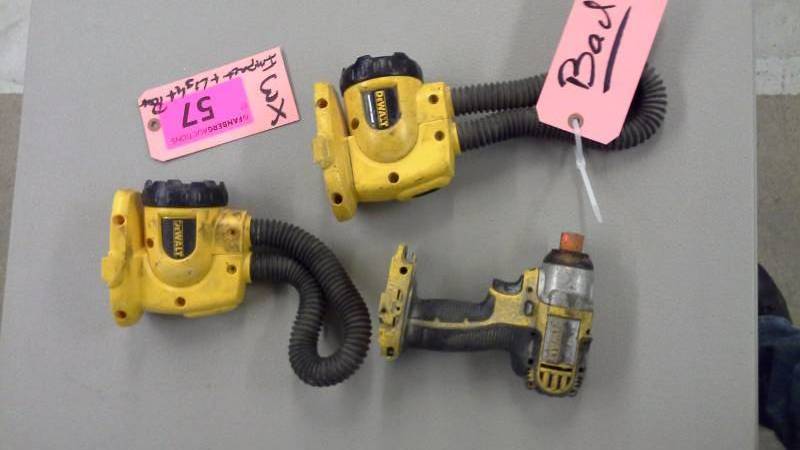 lot 57 image: DeWalt Light and Impact Lot
