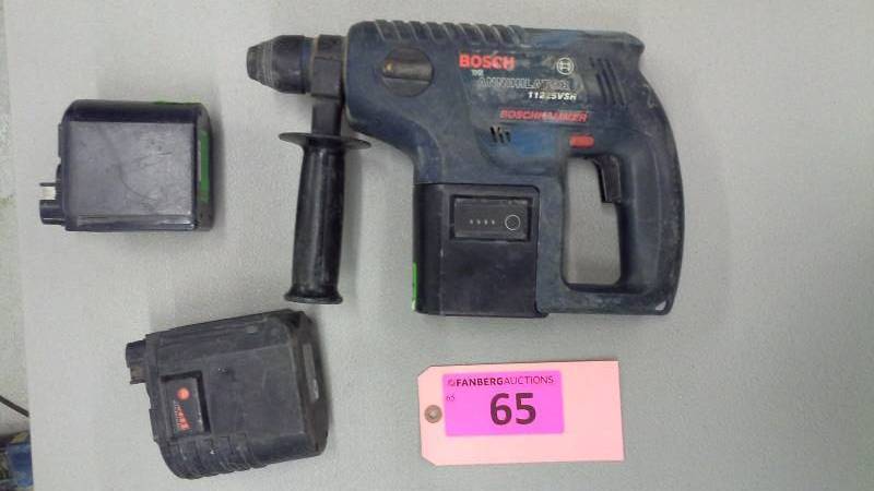 lot 65 image: Bosch 11225VSR Rotary Hammer Drill