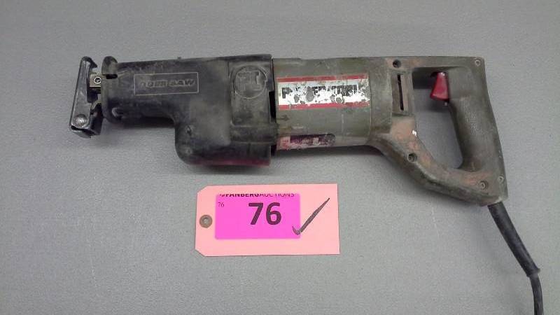lot 76 image: Porter Cable Tiger Reciprocating Saw