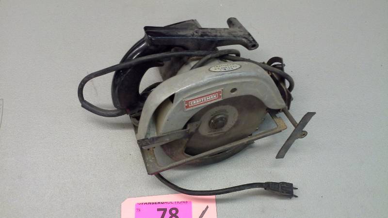 lot 78 image: Craftsman 7-14 Circular Saw
