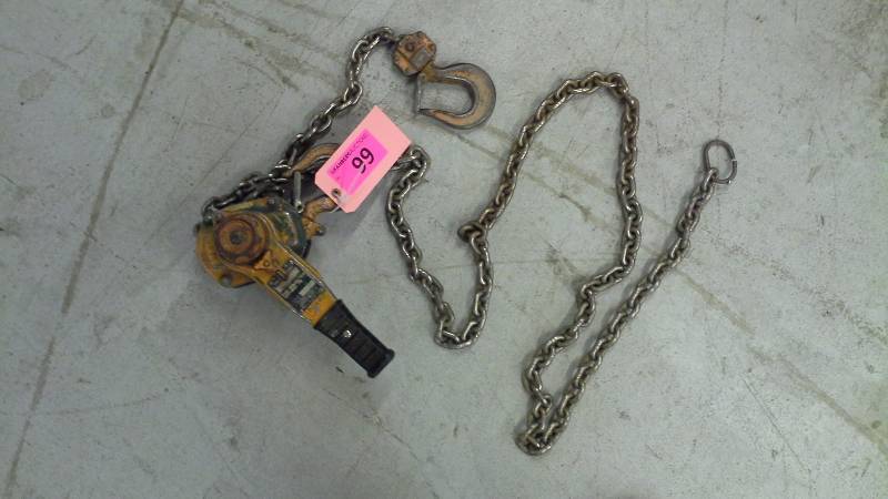 lot 99 image: Harrington 2 34 Ton Chain Hoist