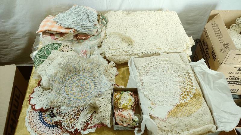 lot 330 image: Assortment of Doilies