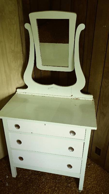 lot 349 image: Dresser With Mirror