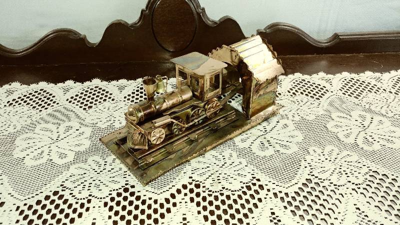 lot 221 image: Chinese Craftsman Copper Wind-up Train