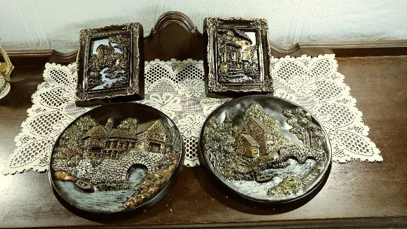 lot 223 image: Ceramic Wall Art