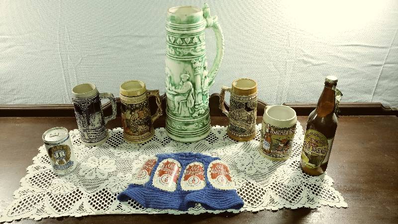 lot 59 image: Beersteins and other Beer related Items