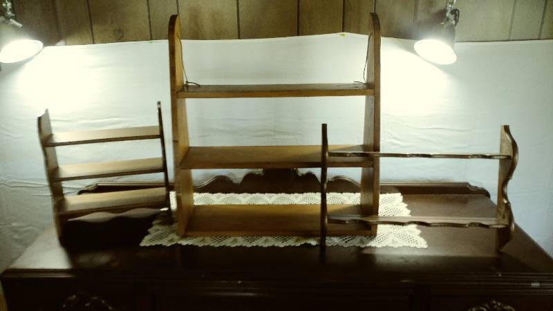 lot 127 image: Wood Shelving