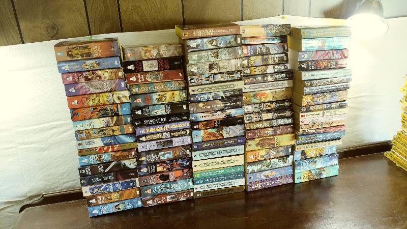 lot 135 image: Collection of 85 DAW Fiction NovelsBooks