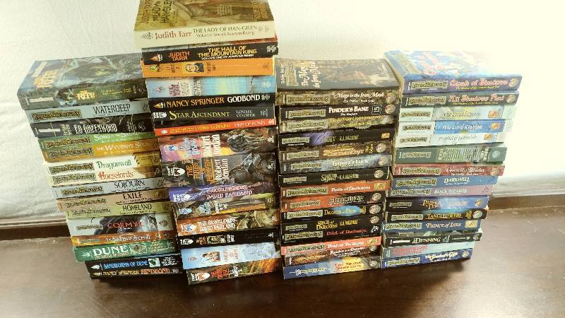 lot 143 image: Collection of 60 Forgotten Realms and TOR BooksNovels