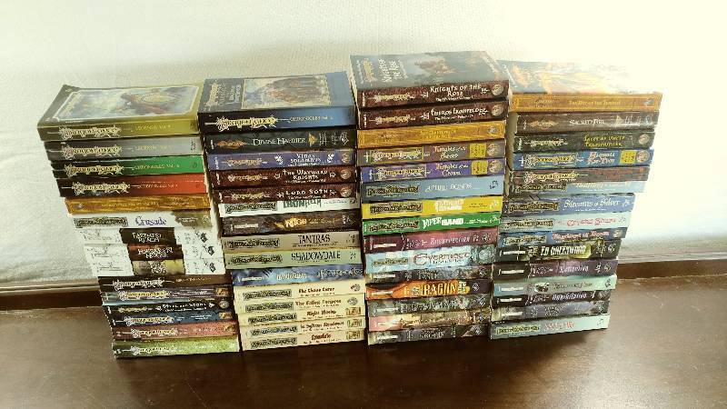 lot 144 image: Collection of 60 Forgotten Realms and Dragon Lance BooksNovels