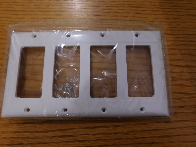 lot 195 image: Misc. Lot of Wall Plates, 4 - Electrical Clip Kits, Pocket Ref, Precision Screw Driver Set