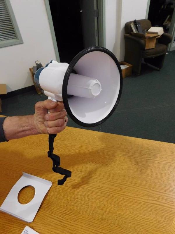 lot 203 image: NEW Velleman Megaphone