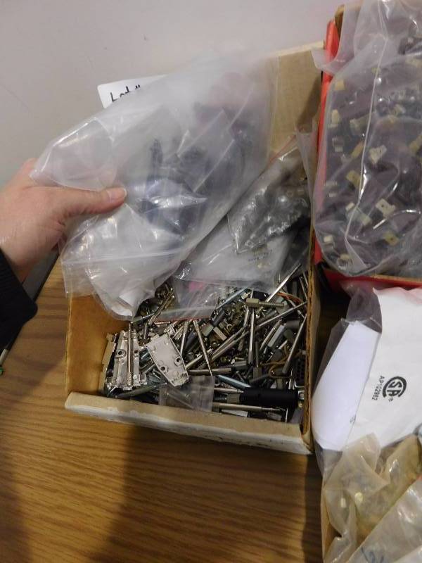lot 206 image: Misc. Lot of Screws, Nuts, Fuses & Switches