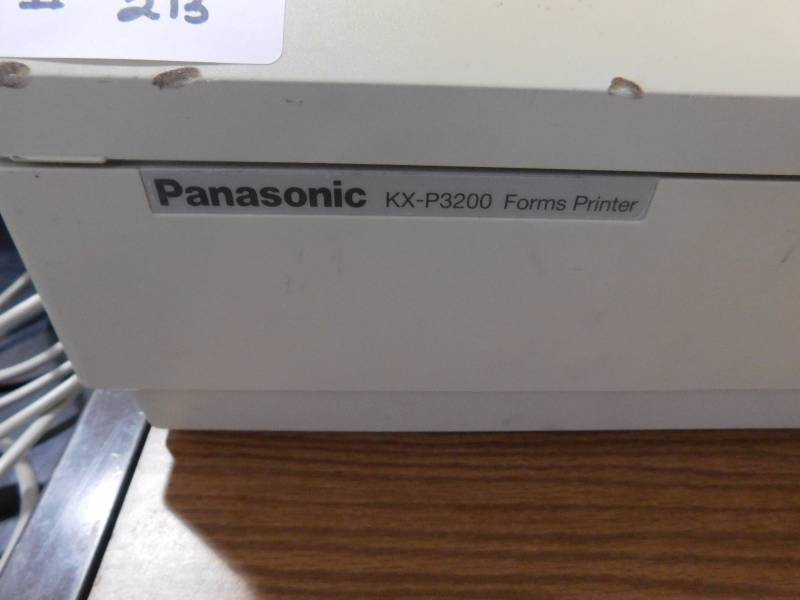 lot 213 image: Panasonic KX-P3200 Forms Printer
