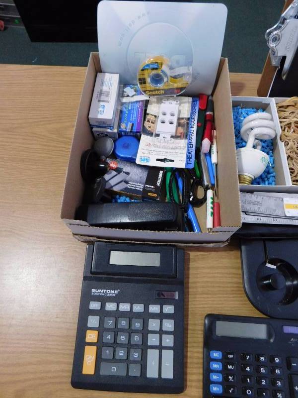 lot 221 image: Misc. Lot of Office Supplies
