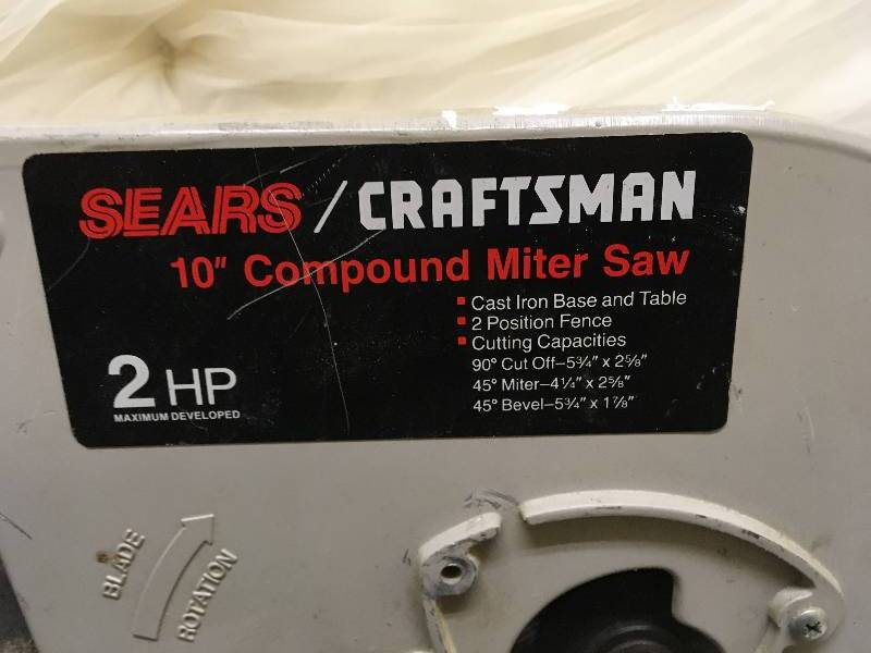 Craftsman Chop Saw
