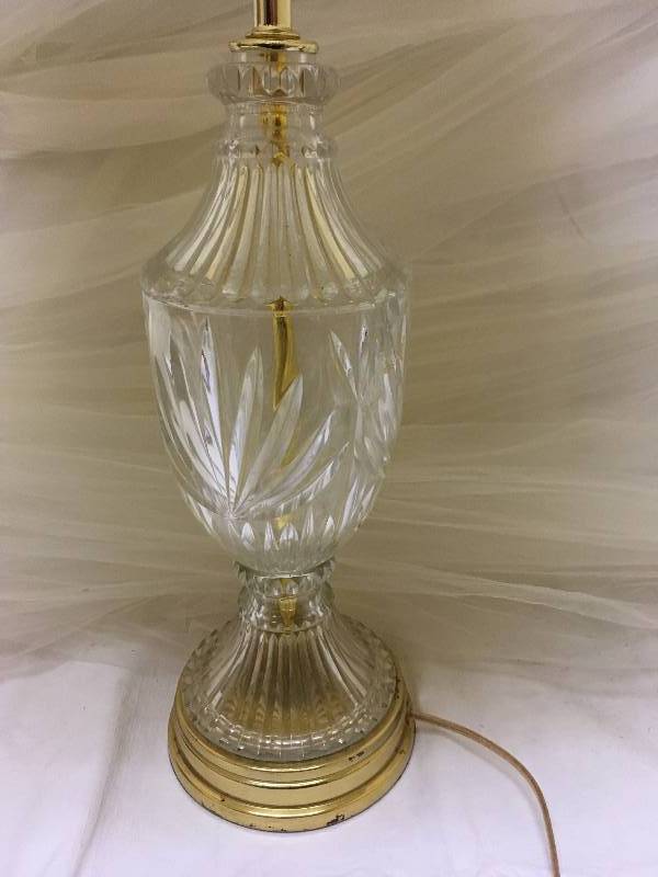 Glass Base Lamp
