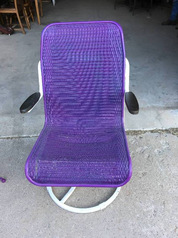 Purple Patio Set