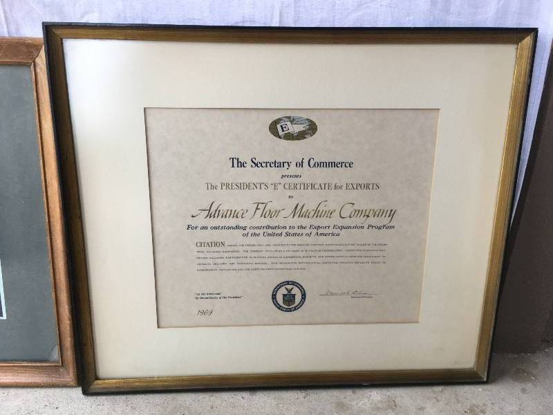 Certificate and Artwork