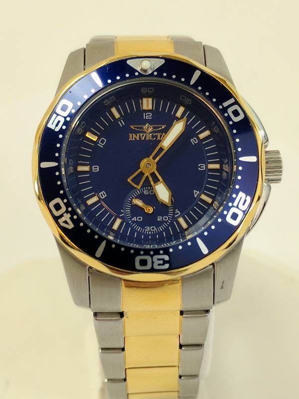 Womens Invicta Two Tone Blue Face Watch