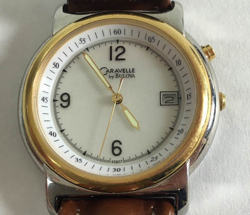 Caravelle by Bulova A5 Stainless Steel Silvertone & Goldtone Miyota Movement