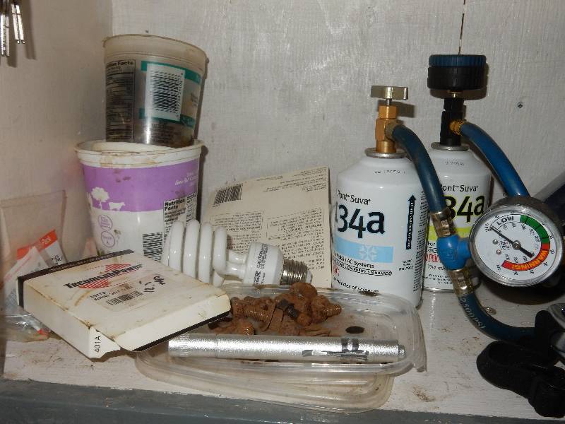 lot 55 image: Everything in the cabinet.. Bring your own boxes and take it all.