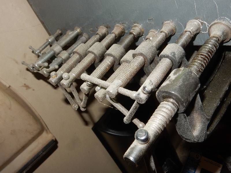 lot 42 image: Set of Clamps.. 3 in to 1 in..