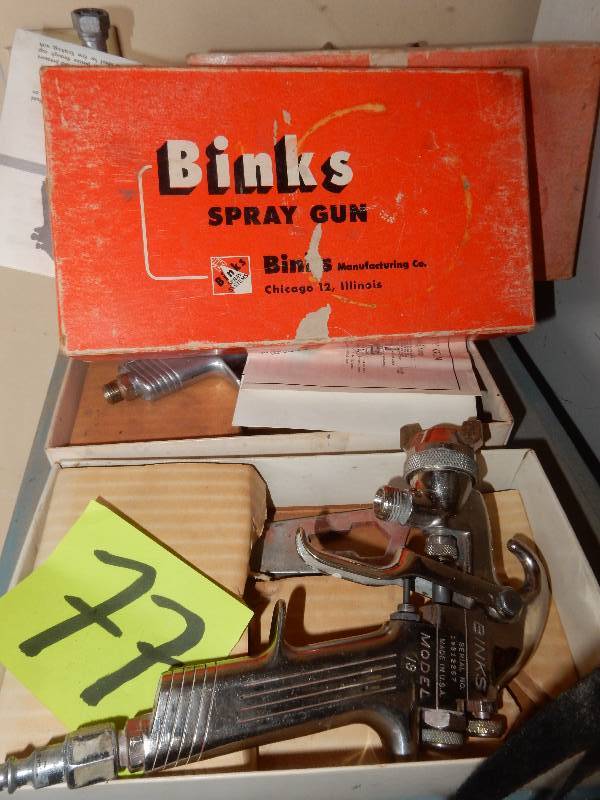 lot 77 image: 2, BINKS Spray Guns