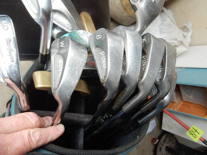 lot 94 image: Set of Golf Clubs as shown.. Includes PING Irons