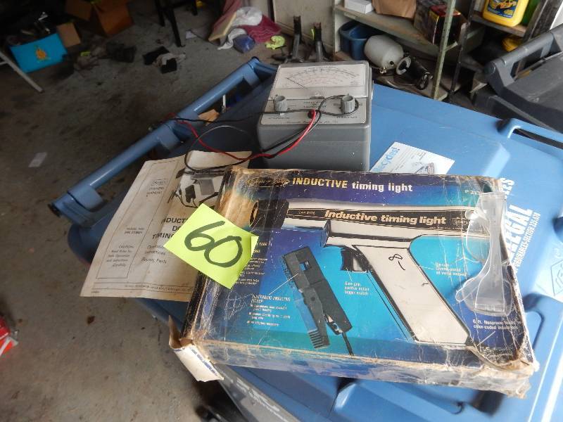 lot 60 image: Timing Light and Dwell angle and tachometer