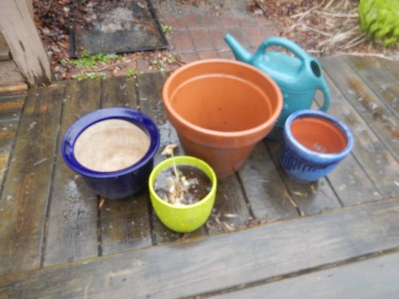 lot 105 image: Misc.Flower  pots