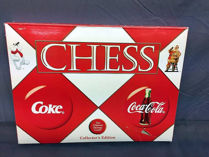 lot 42 image: Coke Chess set