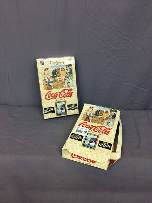 lot 49 image: 2 boxes Coca-Cola Collectors Cards