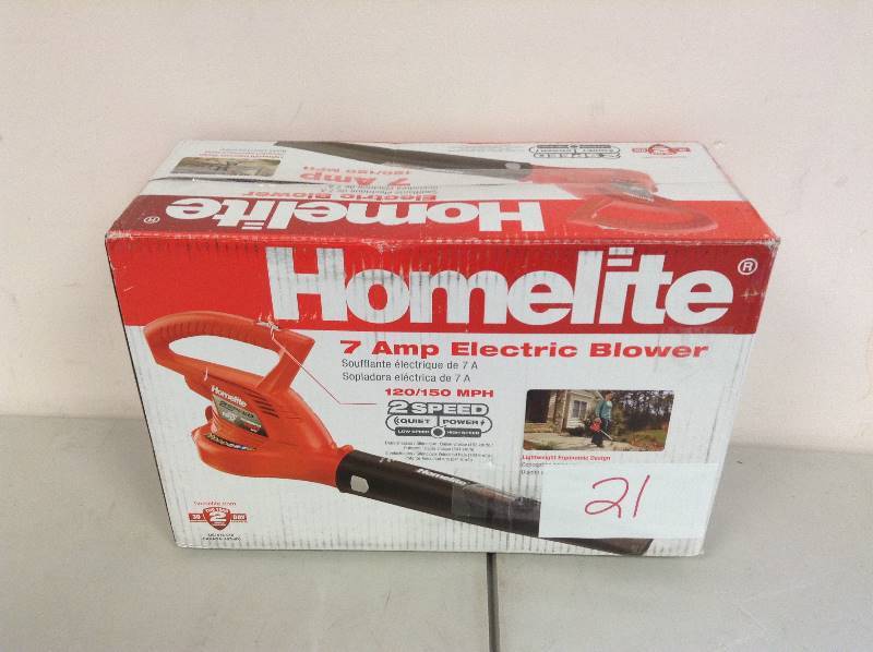 lot 21 image: Homelite 2 Speed 120 MPH