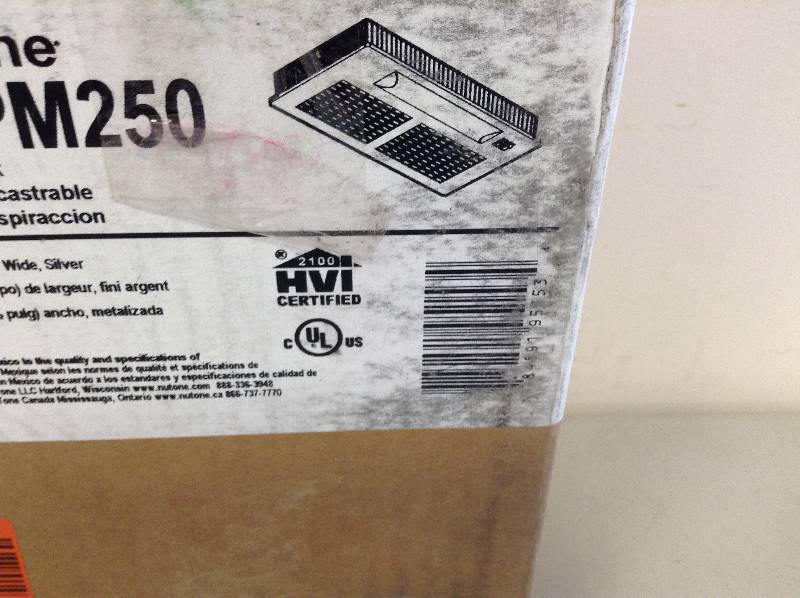 lot 24 image: NSPM250250 CFM Custom Hood Power Pack with Silver Finish
