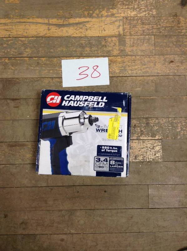 lot 38 image: Campbell Hausfeld 12 in Impact