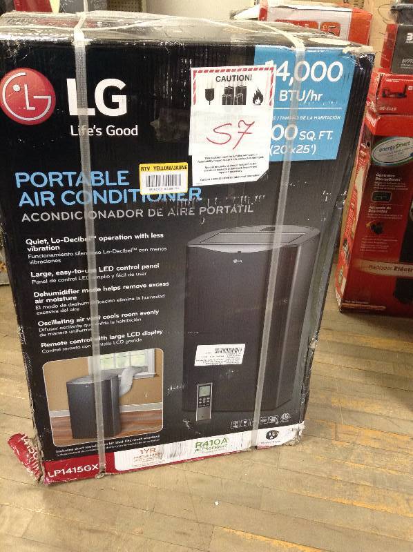 lot 57 image: LG Portable Air Conditioner 14,000 BTU