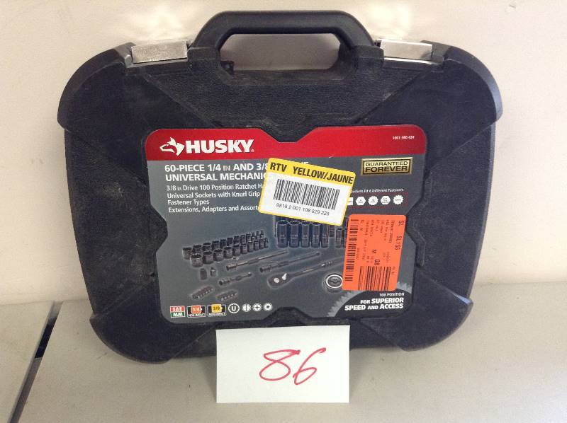 lot 86 image: Husky 14 in and 38 in Universal Mechanics