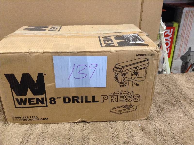 lot 139 image: WEN 8 Drill Press Model 4208