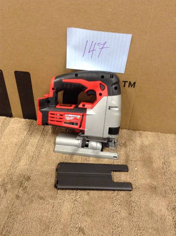 lot 147 image: Milwaukee  M18 18-Volt Lithium-Ion Cordless Jig Saw (Tool-Only)